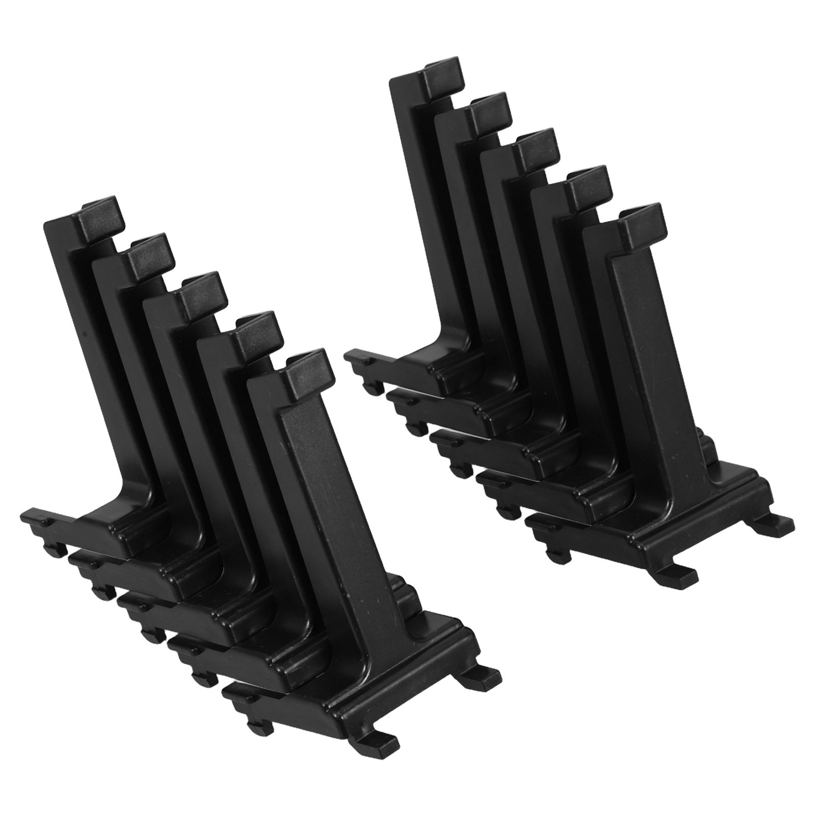 Workshop Tools Display - 10 buah Gantungan Pegboard Hitam, Lubang