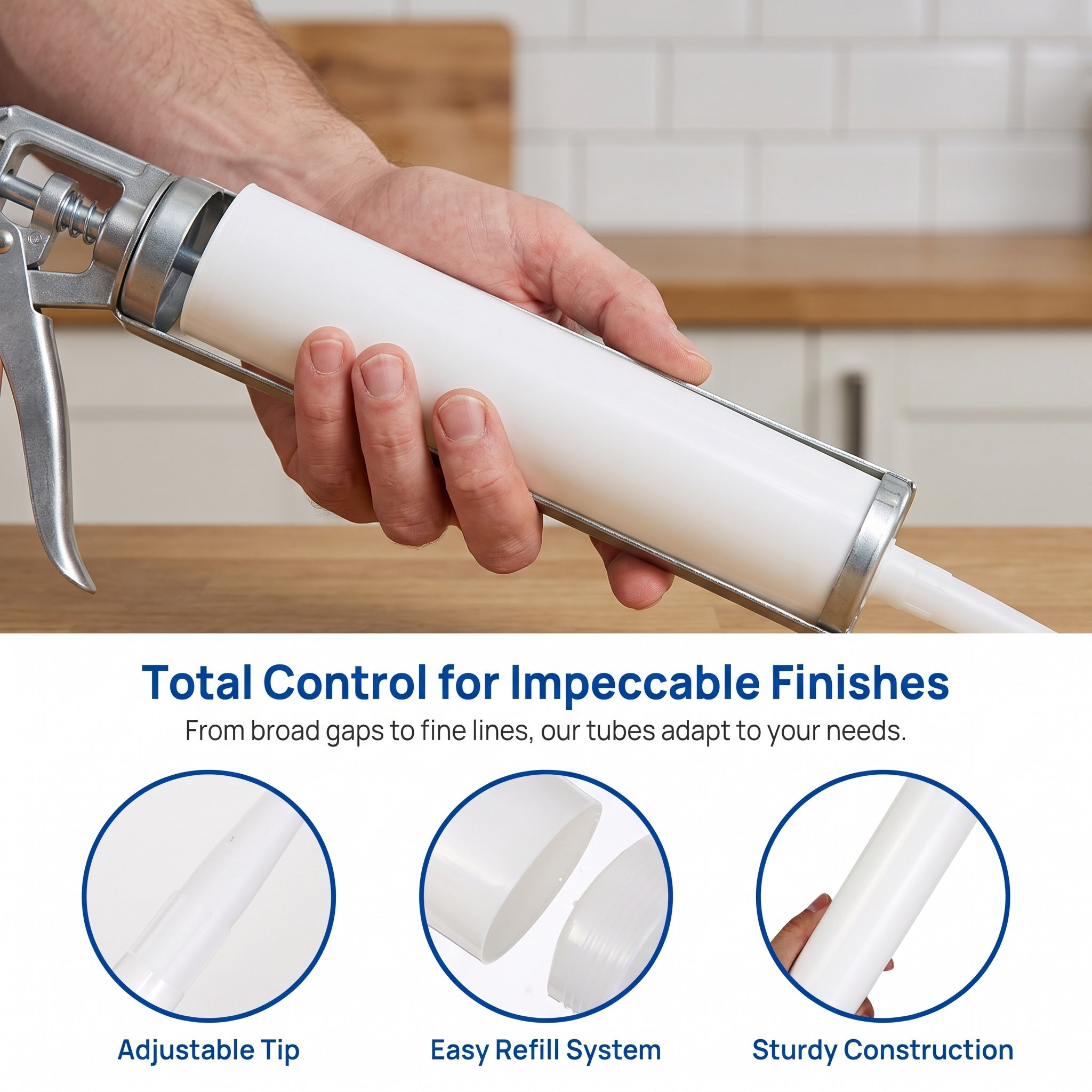 Tools Youtube - 5Pcs Tabung Caulk Plastik Kosong yang