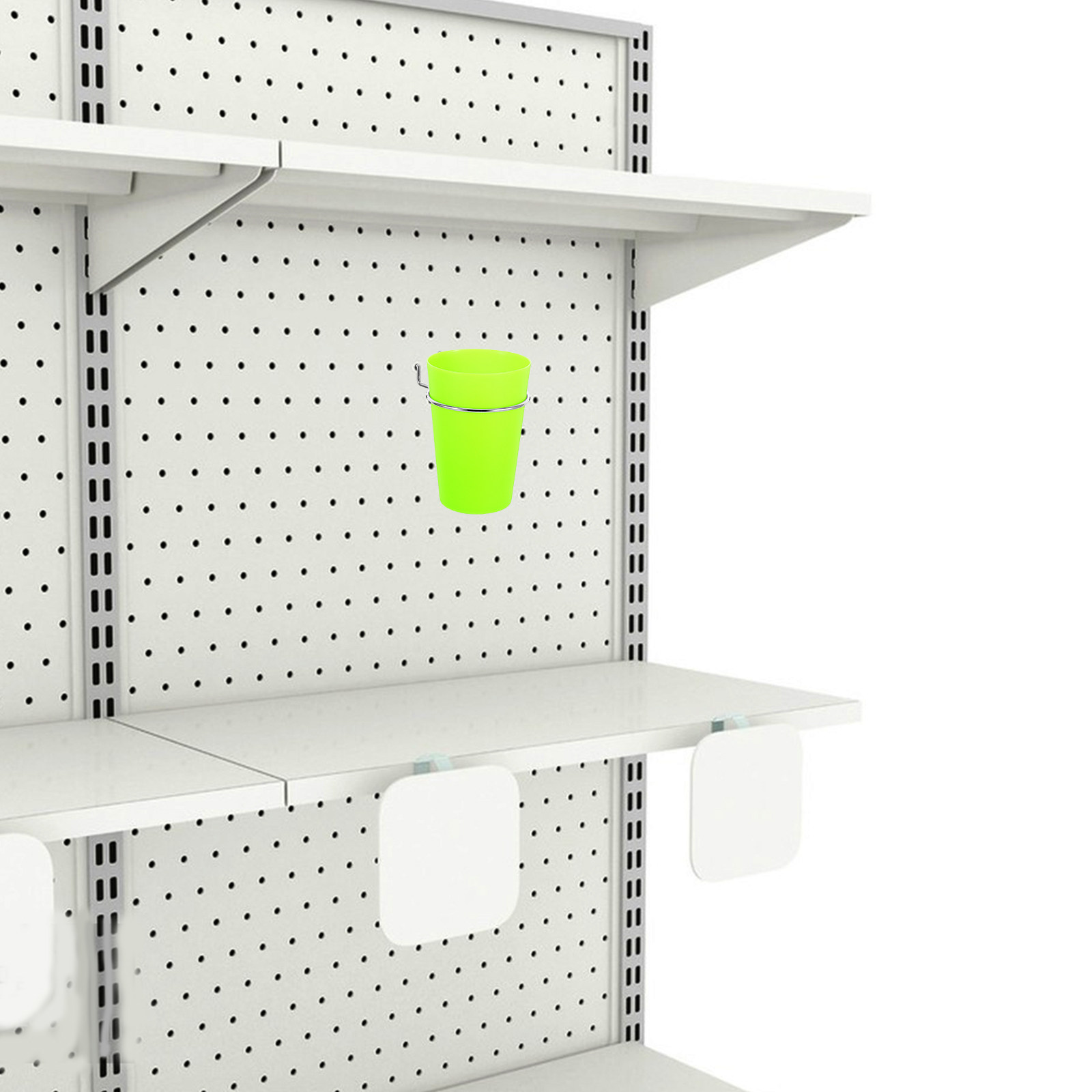Workshop Tools Display - 6 Buah Gantungan Cangkir Pegboard, Gantungan