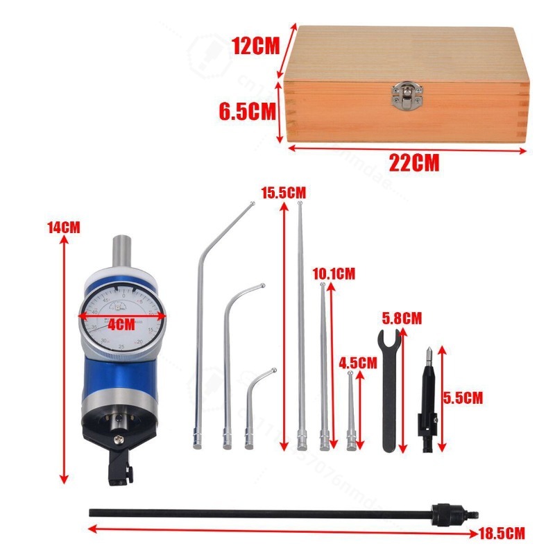 Workshop Tools Center - Alat Ukur Industri Biru dengan Dial
