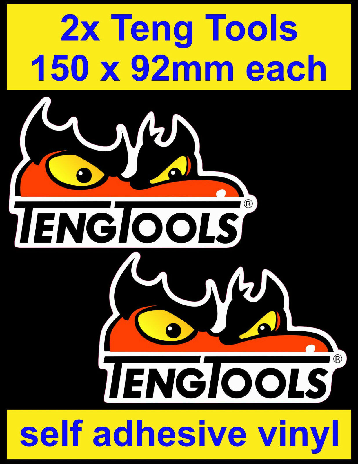 For 2 Teng Tools Sponsor Stick - Workshop Tools Logo ulasan dan harga