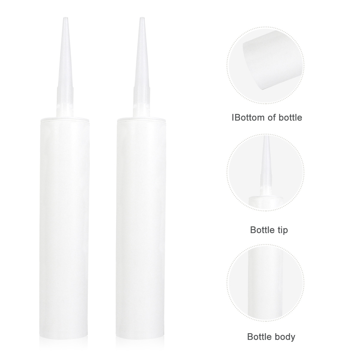 5Pcs Tabung Caulk Plastik Koso - Tools Youtube ulasan dan harga