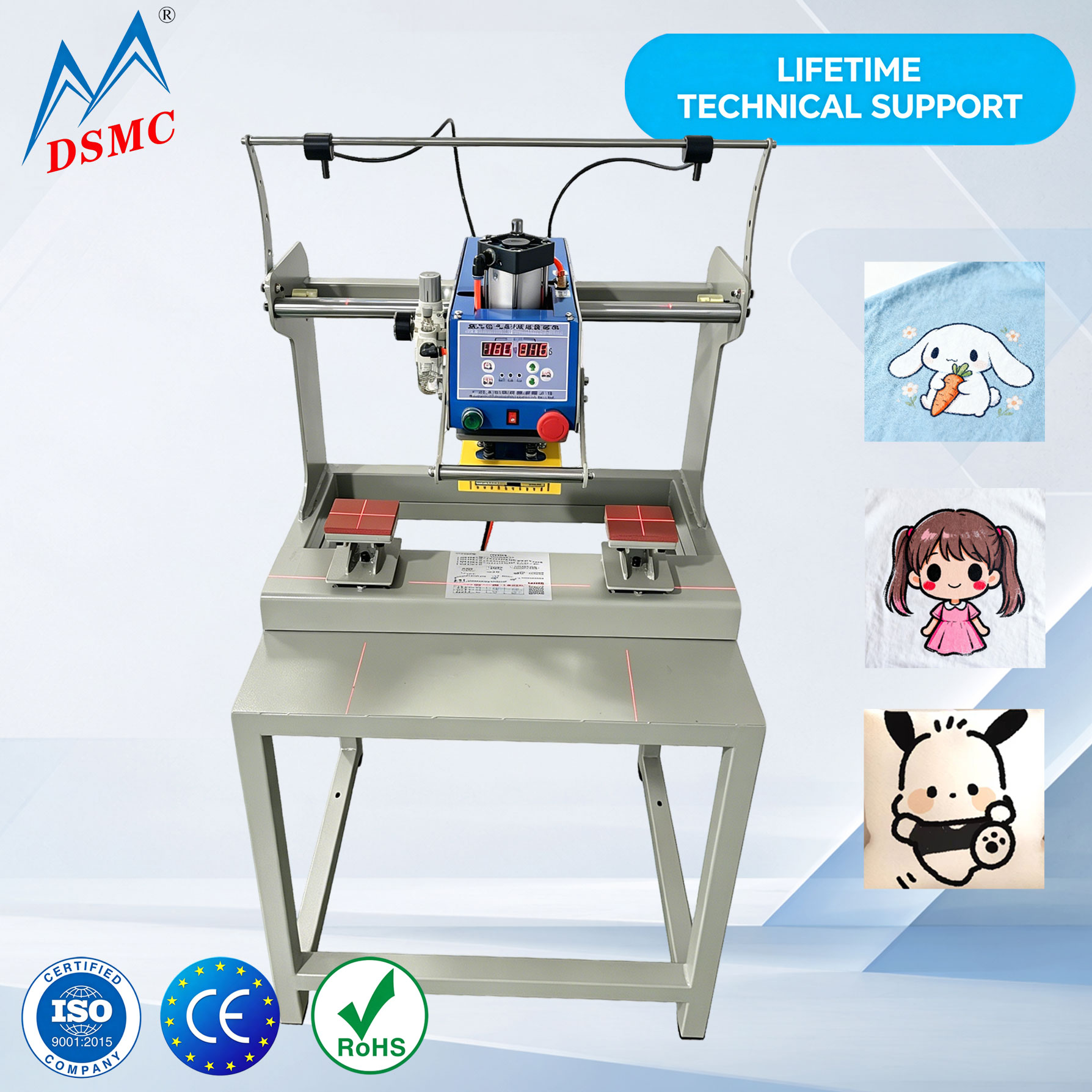 Mesin Press Panas Dua Stasiun  - Workshop Tools Logo ulasan dan harga