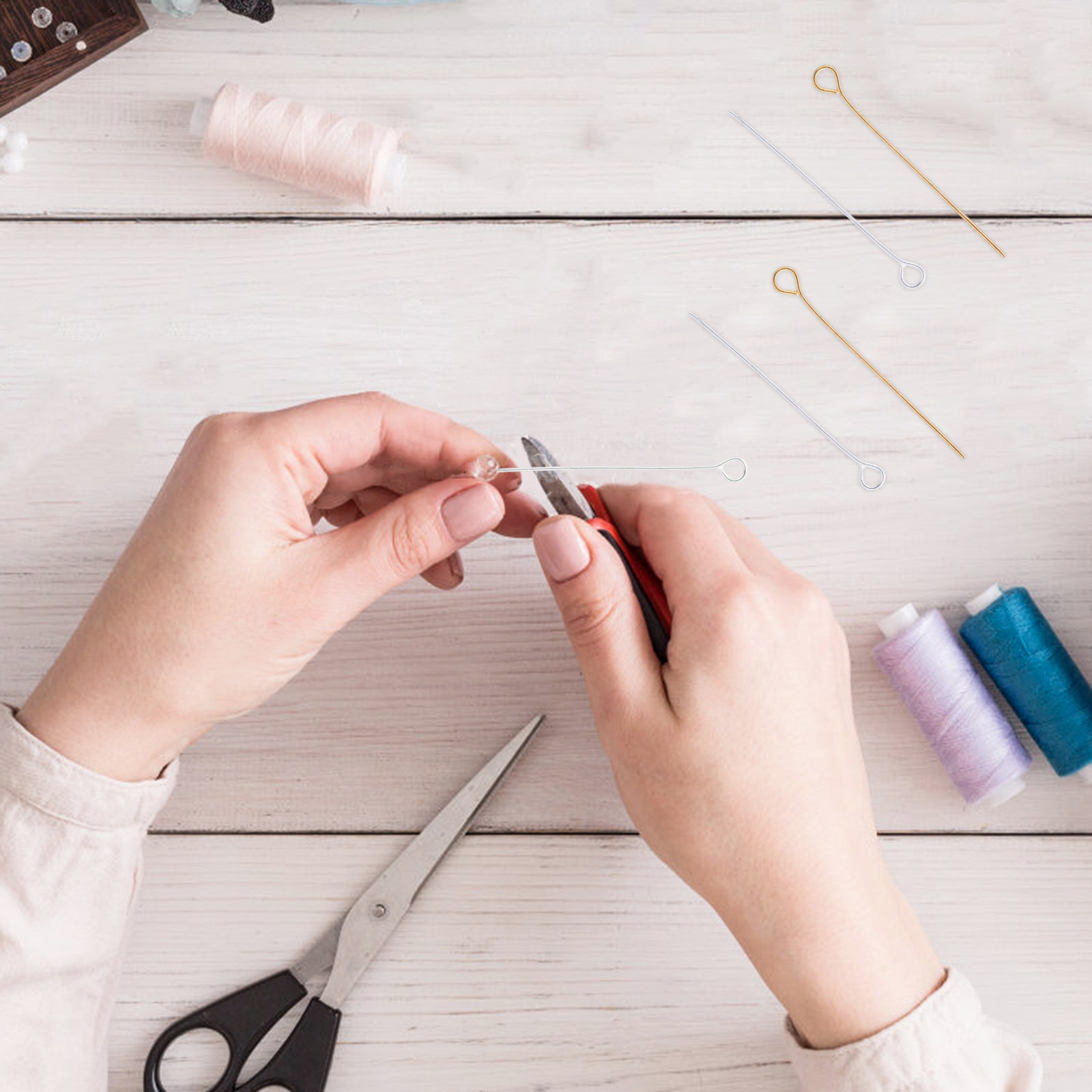 1200 buah pin mata untuk membu - Tools Jewelry Making ulasan dan harga